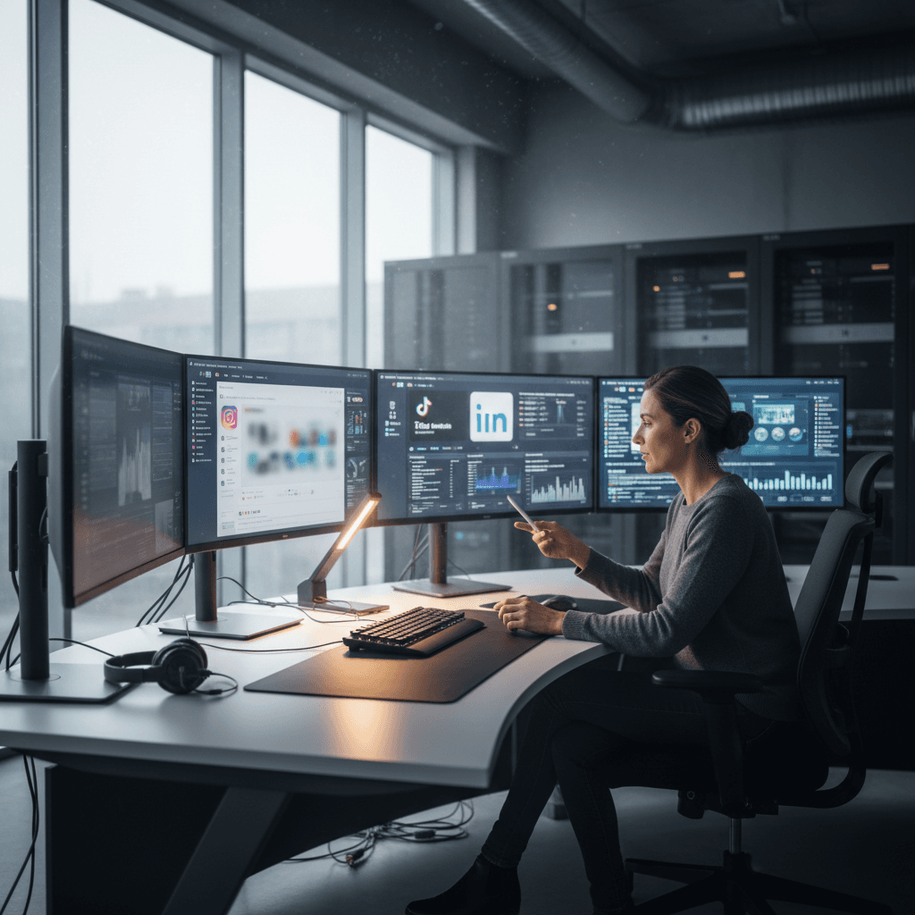 Tracking professional growth and online presence metrics